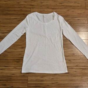 NWT No Boundaries White Long Sleeve Tee